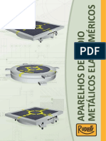 Aparelhos de apoio metálicos elastoméricos