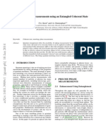 Precise Phase Measurements Using an Entangled Coherent State - P.a. Knott