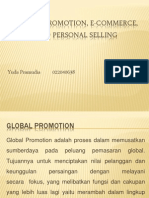 Global Promotion, E-Commerce, and Personal Selling