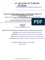 Morawska - 2013 - Composite Meaning, Flexible Ranges, And Multi-level Conditions of Conviviality Exploring the Polymorph