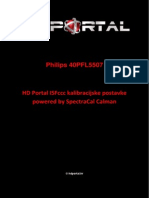  ISFccc Kalibracijske Postavke Philips 40PFL5507