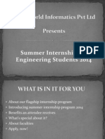 Summer Internship in Jaipur