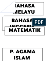 Label Matapelajaran