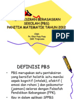 Pentaksiran Berasaskan Sekolah (PBS)