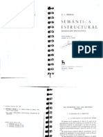 Greimas - 1987 - Semántica Estructural. Investigación Metodológica