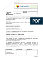 Informe Capacitacion Sistema de Automatizacion