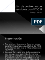 Detección de Problemas de Aprendizaje Con WISC III