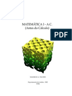 Matemática I - A.C. (Antes Do Cáculo)