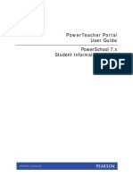 PowerTeacher Portal User Guide - PS 7.x