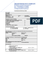 Fire Insurance Proposal Form