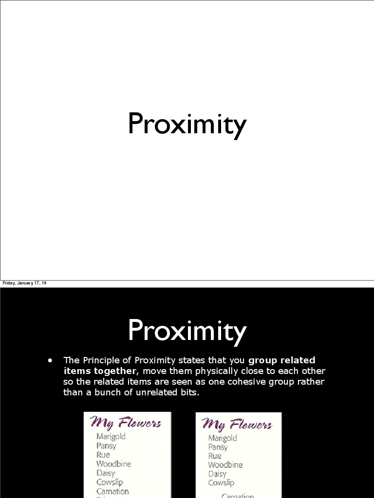 Understanding Proximity in Design | PDF | Self-Improvement | Wellness