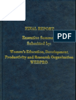 Final Report Executive Summary