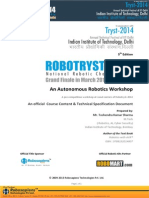 Autonomous Robotics Workshop Technical Specification Document Copy