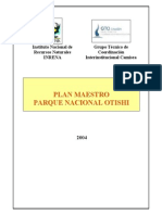 Parque Nacional OTISHI: Plan Maestro 2004