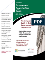 Procurement Opportunities Guide 2013
