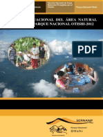 Parque Nacional OTISHI: Informe Situacional 2012