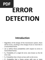 Error Control, Digital Data Communication Technique