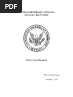 SEC Enforcement Manual