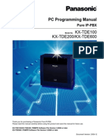 KXTDE Programming Manual 100 200 600