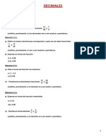 Ejercicios de Decimales, Errores y Notacion Cientifica