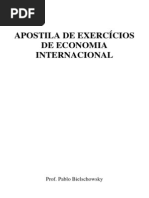 Apostila de Exercicios de Economia Internacional