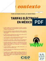 Tarifas Electricas Mexico