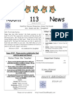 Newsletter Third Grade January14hp