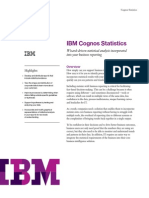 IBM Cognos Statistics