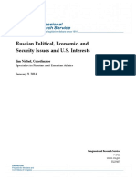 Russian Political, Economic, and Security Issues and U.S. Interests - Congressional Research Service