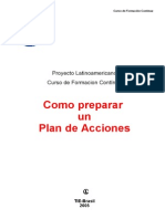 Como Preparar Un Plan de Acciones