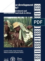 Land Grab or Development Opportunity - FAO Report