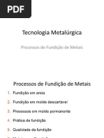 Tecnologia_Metalúrgica_Fundição_processos 2