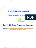 Exam 70241 Preparation Questions