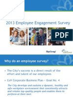 2013 Vancouver City Employee Engagement Results