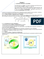 Chapitre I - Atomistique