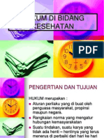 Hukum Di Bidang Kesehatan