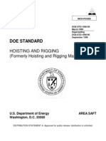 Guide - 03.3-DOE-STD 1090-99 Hosting & Rigging