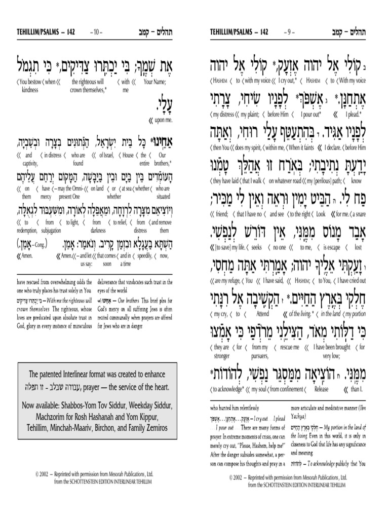 Interlinear Siddur Formats Available | PDF