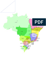 Mapa Dos Distritos Do Rotary/Rotaract