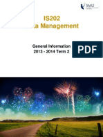 IS202 Data Management: General Information 2013 - 2014 Term 2