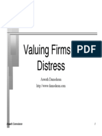 Valuing Firms in Distress