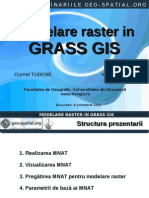 Modelarea Raster în GRASS GIS - Ionuț Ovejanu și Cornel Tudose