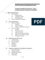 Candidates Are Recommended To Study The 2013 Edition of The Study Notes For Examinations To Be Held From 15 October 2013 Onwards