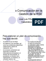 Planes de Comunicación en La Gestión RSE y Públicos