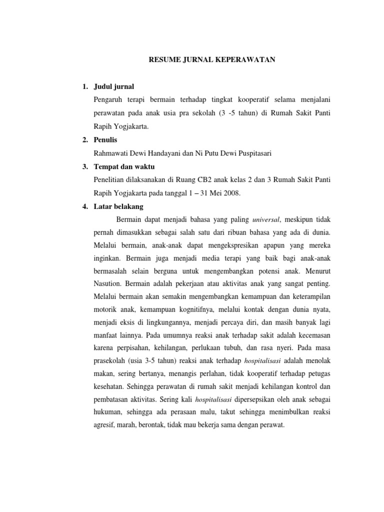 41++ Cara membuat resume jurnal ideas