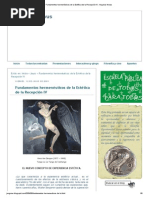 Fundamentos hermenéuticos de la Estética de la Recepción IV _ Angelus Novus