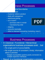 Business Processes: - Cross Functional Boundaries - Simple Example