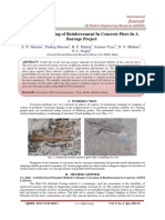 Health Monitoring of Reinforcement in Concrete Piers in A Barrage Project