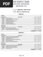 Anna Univeristy 1st Sem Syllabus For Marine Engineering