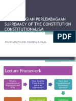 Supremacy of The Constitution-constitutionalismKETERTINGGIAN PERLEMBAGAAN